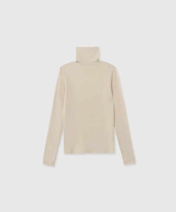 Wool neck top (Beige)