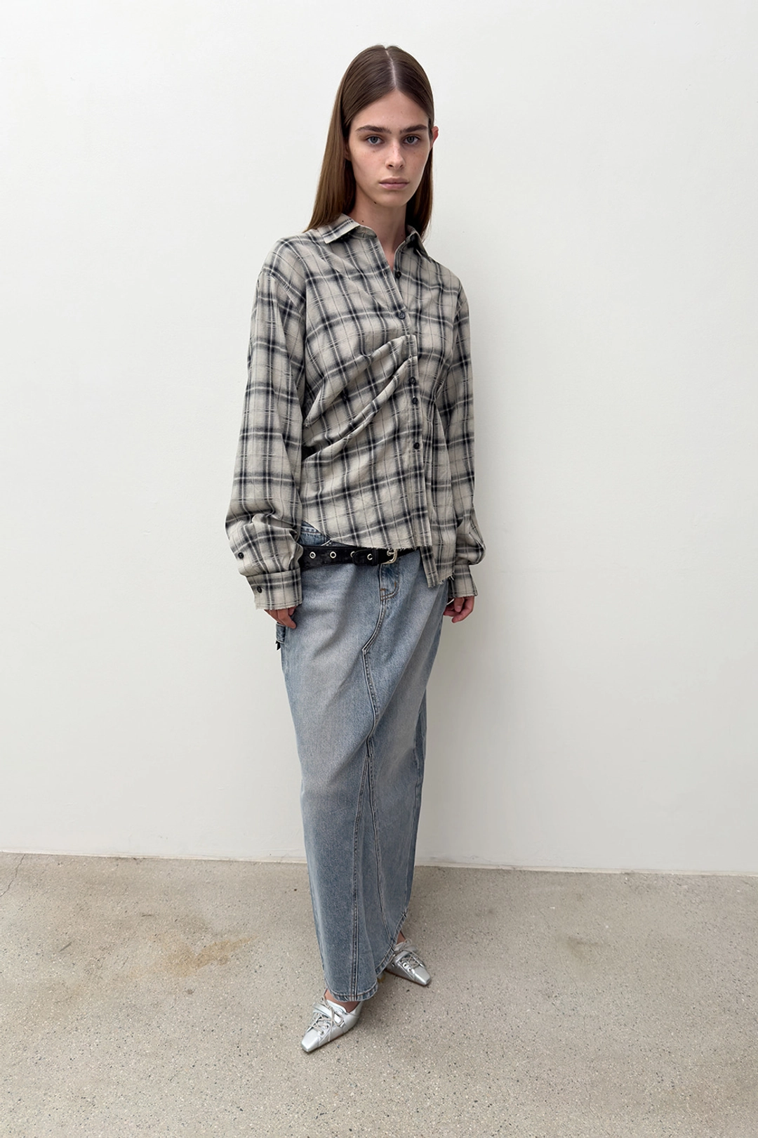 다이애그널 WRAP PLAID SHIRTS 상품 이미지 2