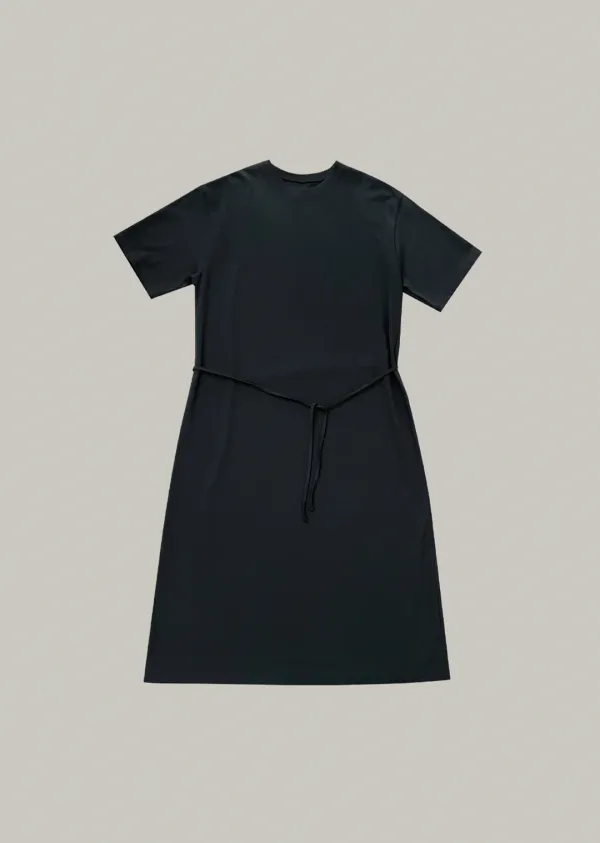 basic strap dress (charcoal)