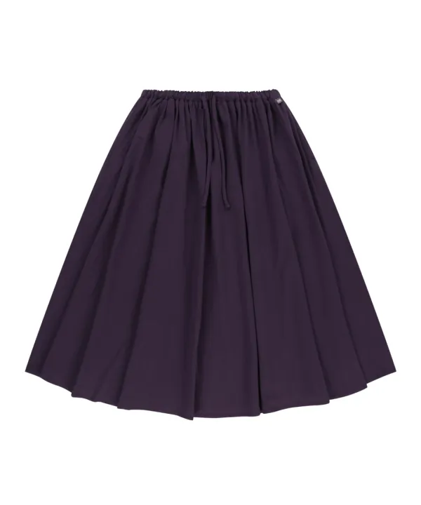 038 BANDING LONG SKIRT PURPLE