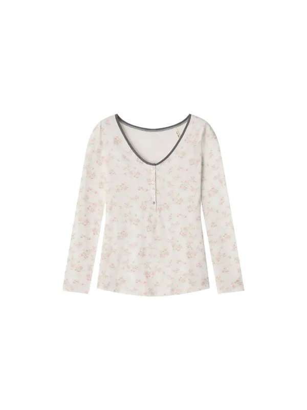 ✲2ND SHELL BUTTON TOP FLOWER *예약배송