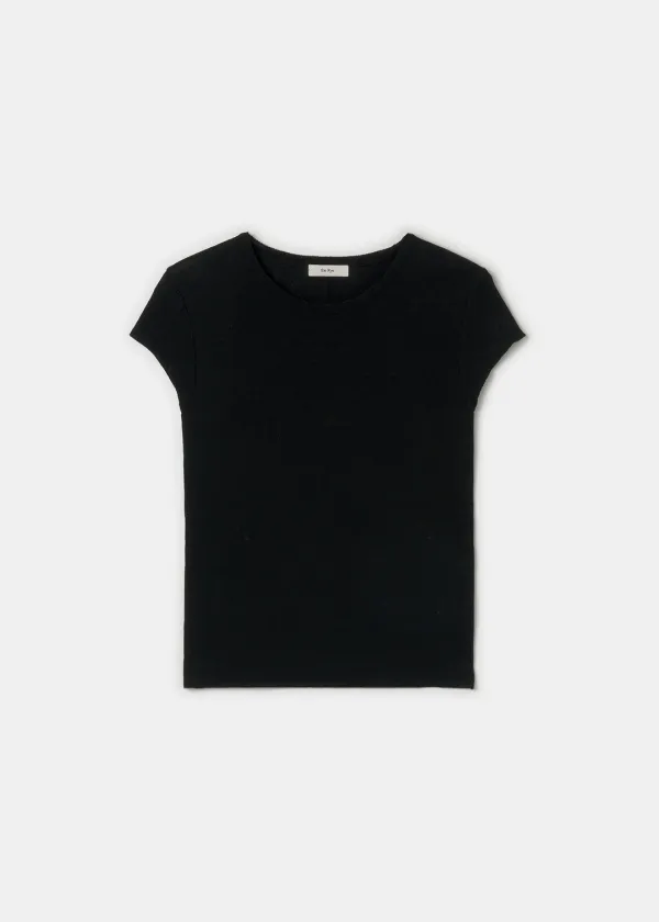 Cap Sleeve Knit(Black)