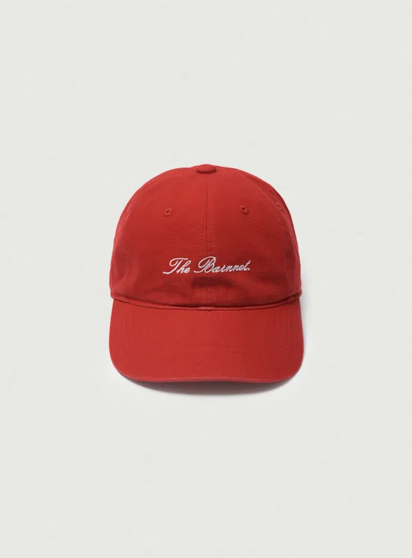 Letter Logo Ball Cap_Red