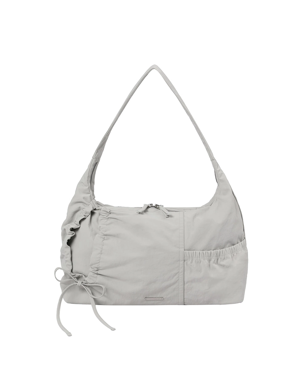 미세키서울 [레이 PICK] String shirring bag GREY 상품 이미지 1
