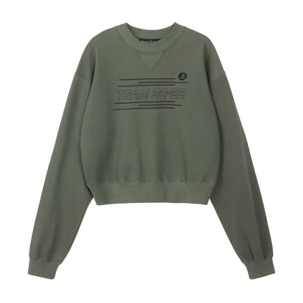 RR TEAM PIGMENT SWEATSHIRT - KHAKI