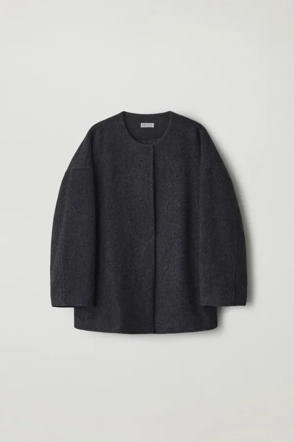 Sage half coat (Charcoal)