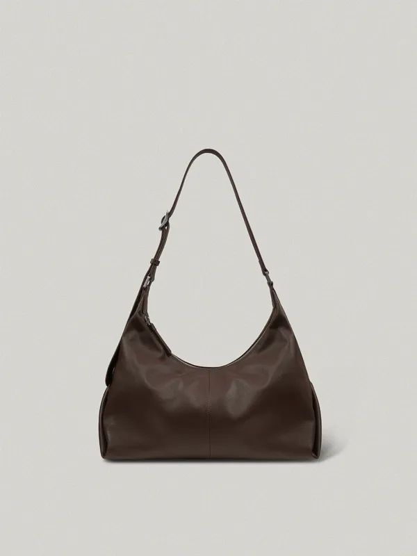Voie Bag Marron - Plain보이백