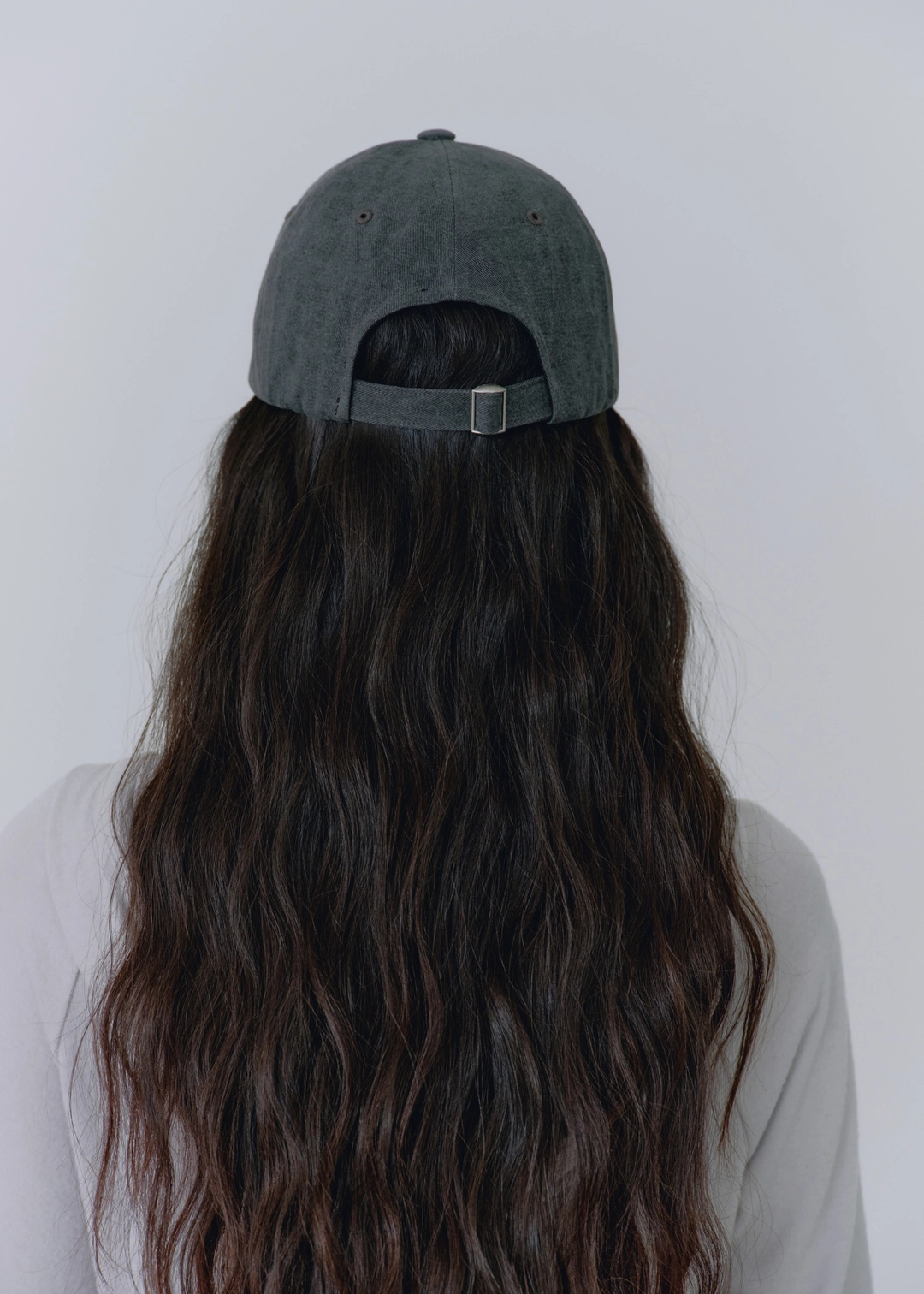 파이시스 PS Logo Washed Ball Cap_Charcoal 상품 이미지 2