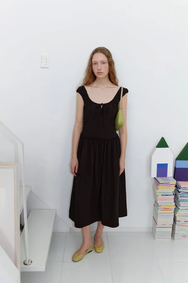 Matera Smoked Dress in Black