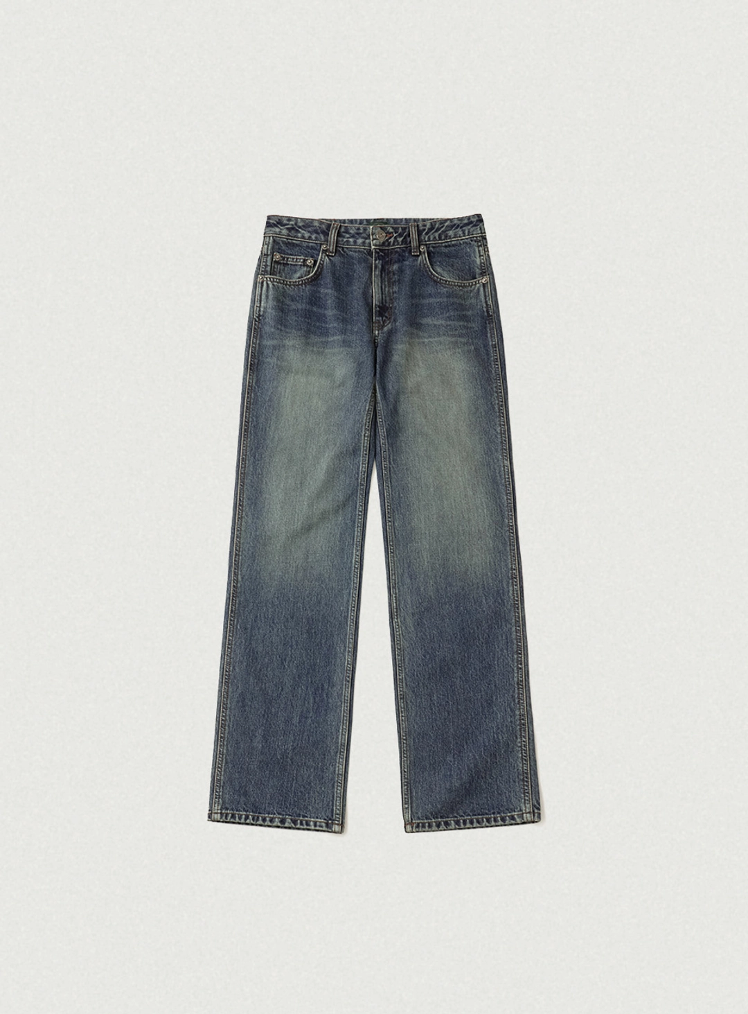 더바넷 Hazel Mid Rise Denim Pants_Deep Blue 상품 이미지 1