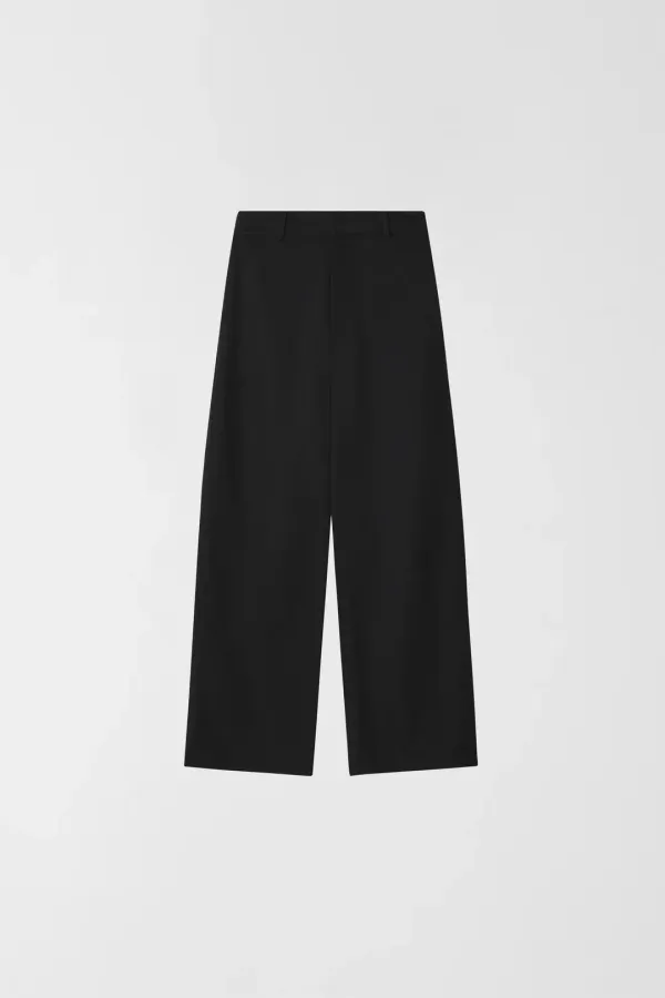SOFT STRAIGHT TROUSERS_BLACK_OE1C2MPL10BKA