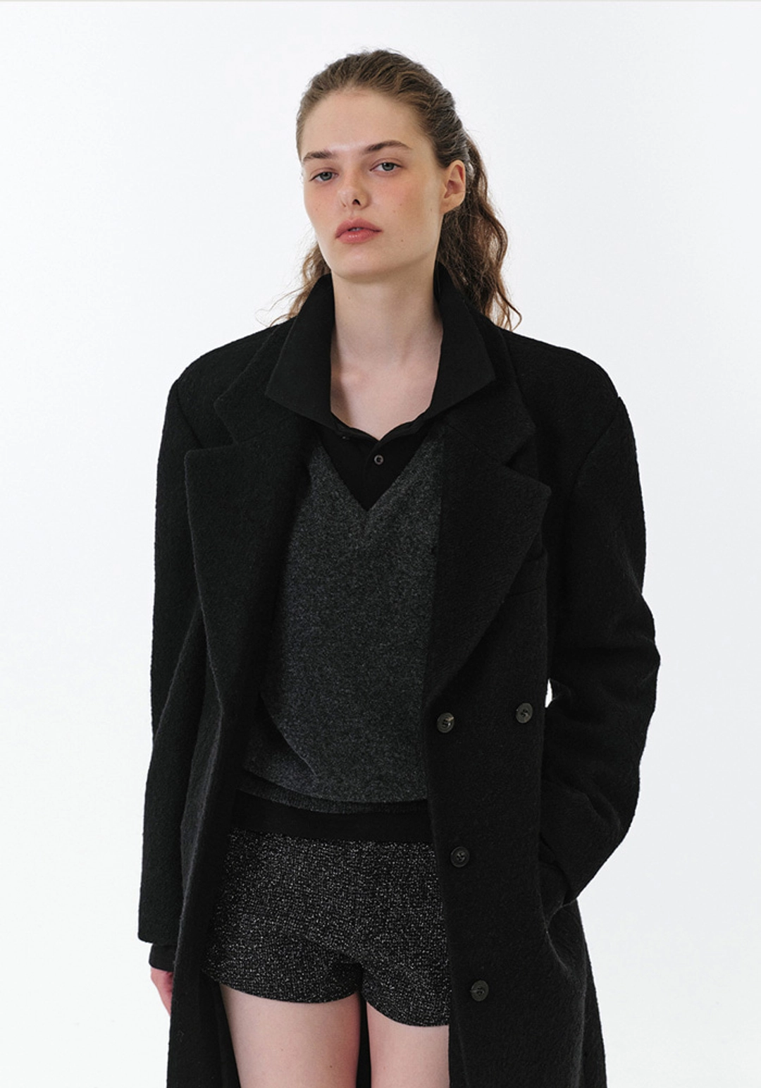 그로브 HAZEL OVERSIZED SINGLE COAT 상품 이미지 2