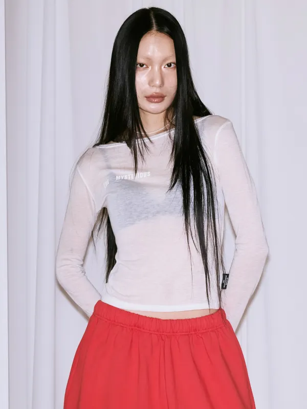 MYSTERIOUS SHEER SLEEVE - IVORY