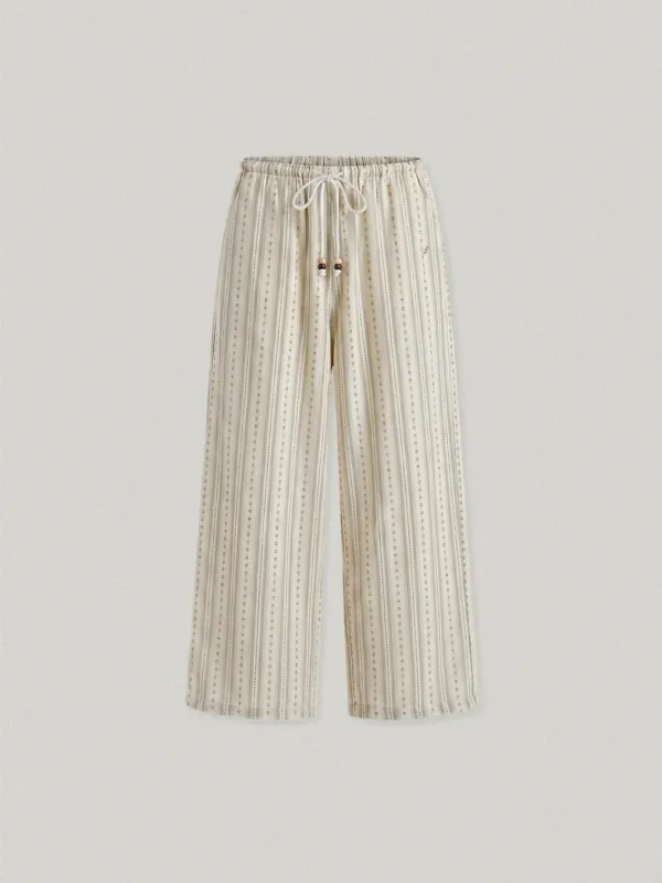 TIVANE BILLE BANDING PANTS (CREAM)