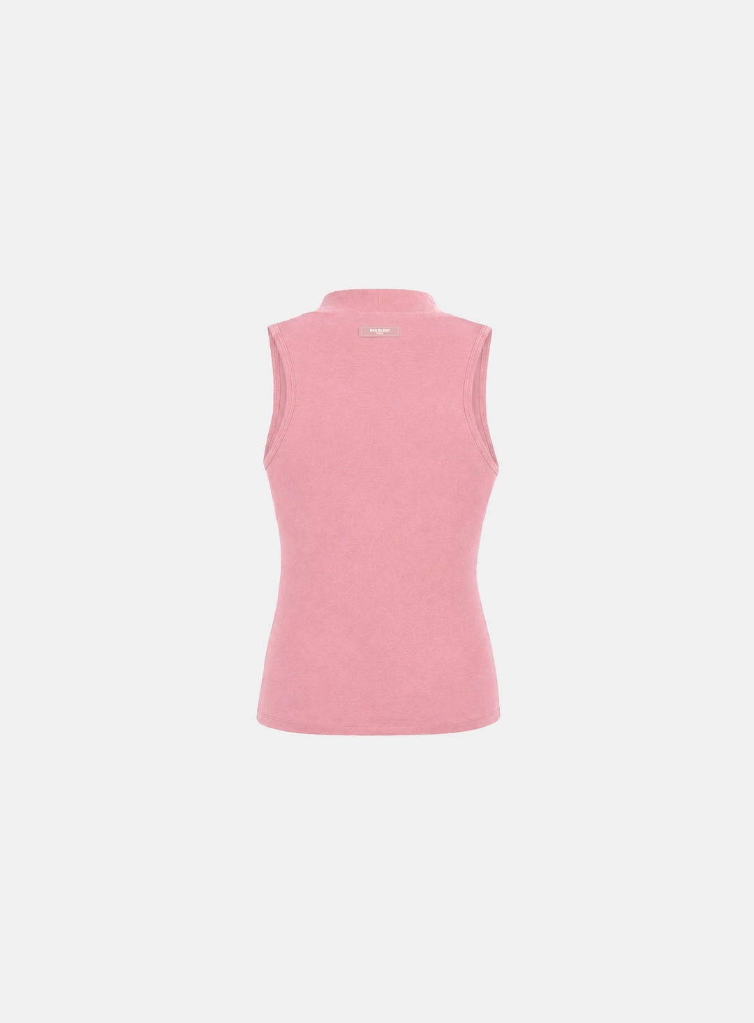 배드블러드 [w-tnk26-056] Everyday Mock-Neck Tank - Pink 상품 이미지 2