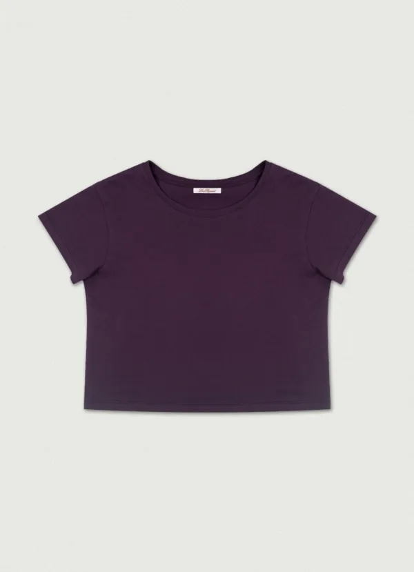 2nd/ Daily Letter Tee [grape]