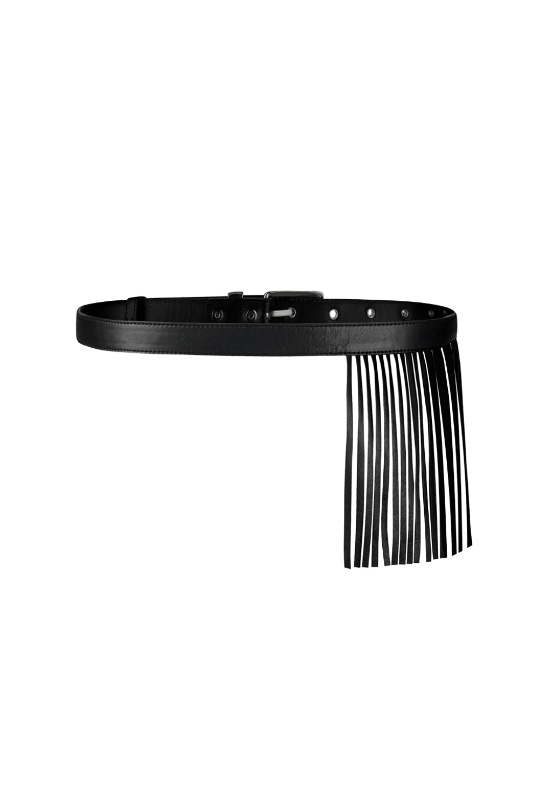 힐다 Real leather Tassel Belt [Black] 상품 이미지 3