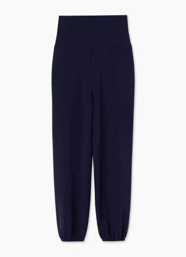 [Movement Line] Simple pot leggings_Evening Blue