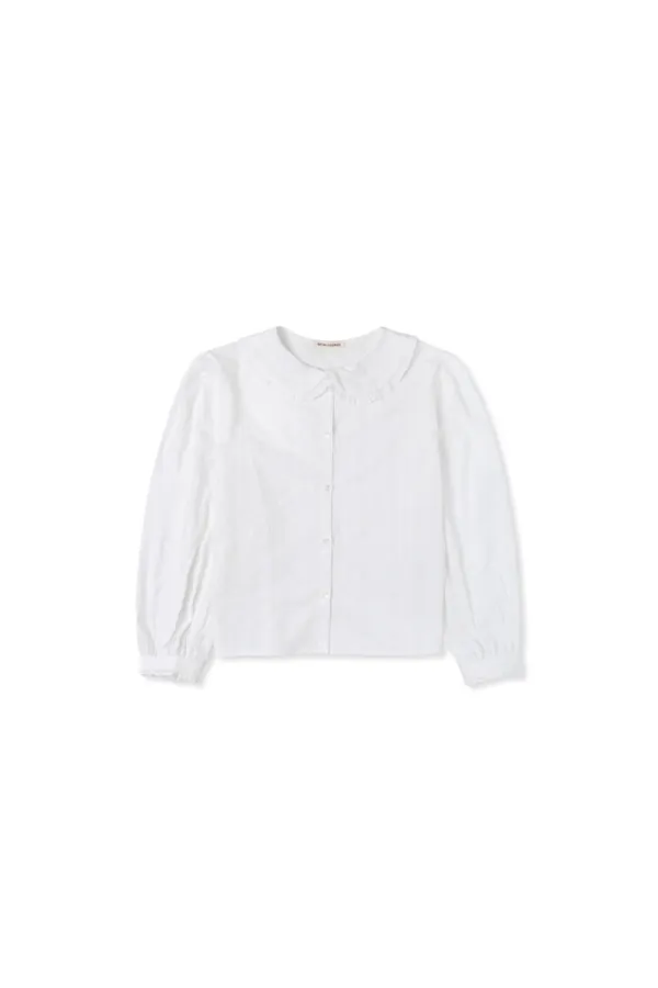 Round collar blouse