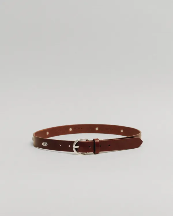 CEINTURE CLOUTÉE TAN
