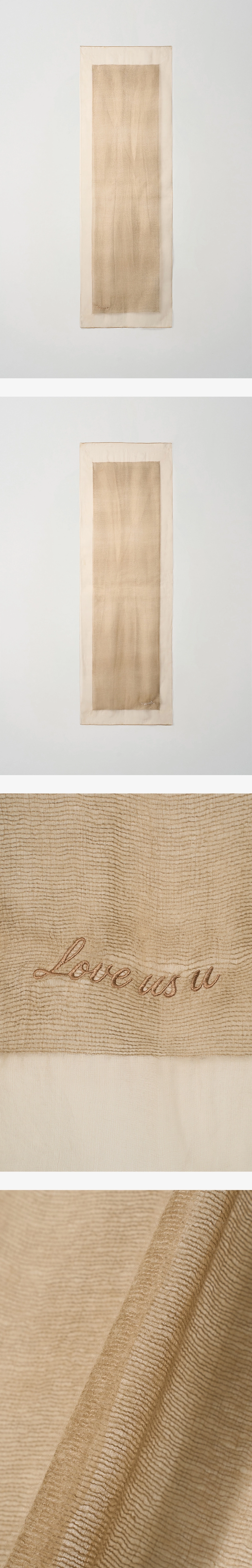 러브어스유 Sheer Scarf (Sand) 상품 이미지 2