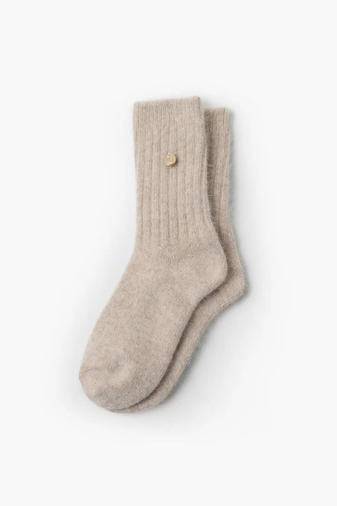 쿠메 Angora Socks, Beige 상품 이미지 3