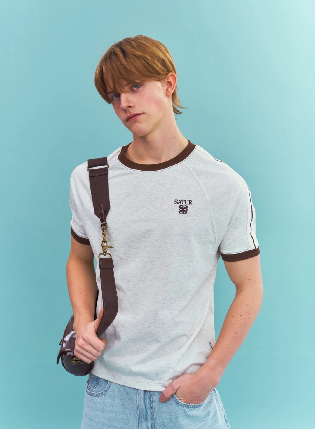 세터 [RIIZE\'s Pick] Lawton Ringer T-Shirt - Oatmeal 상품 이미지 2