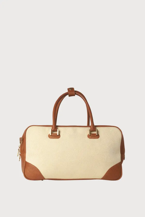 Part.5 Travel bag (canvas combi brown)