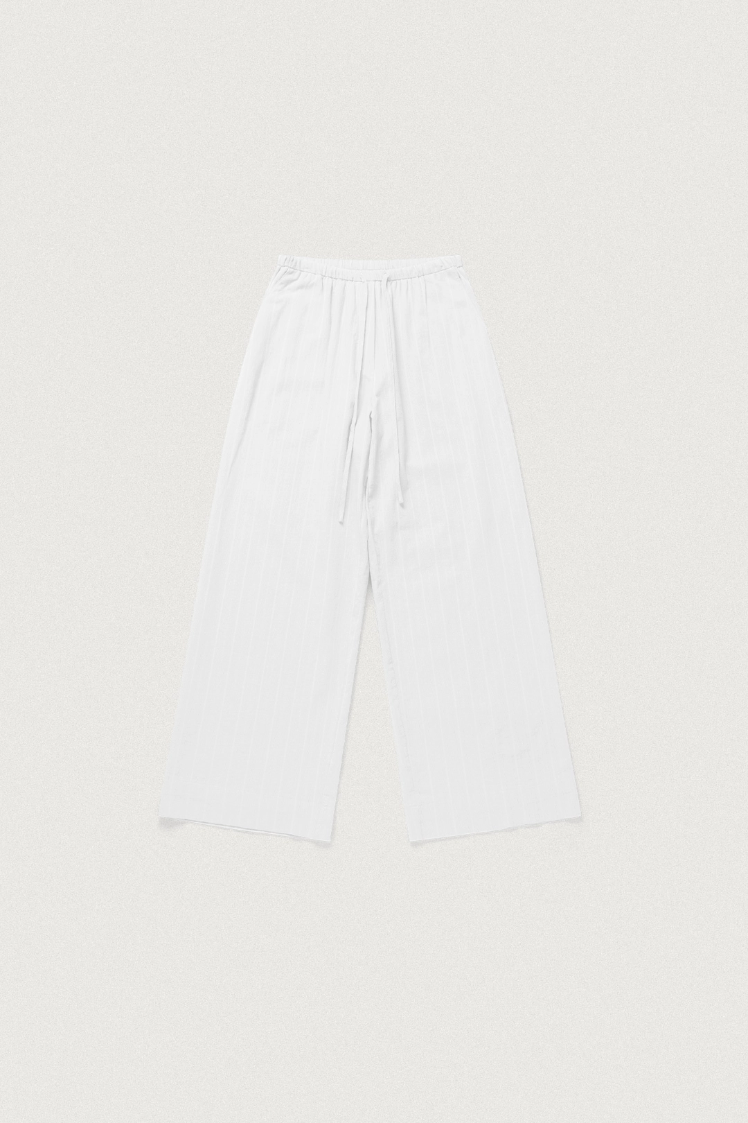 샤드라마 [2차 REORDER] WASHED COTTON JACQUARD TRACK PANTS [OFF WHITE] - 6/1 예약배송 상품 이미지 1