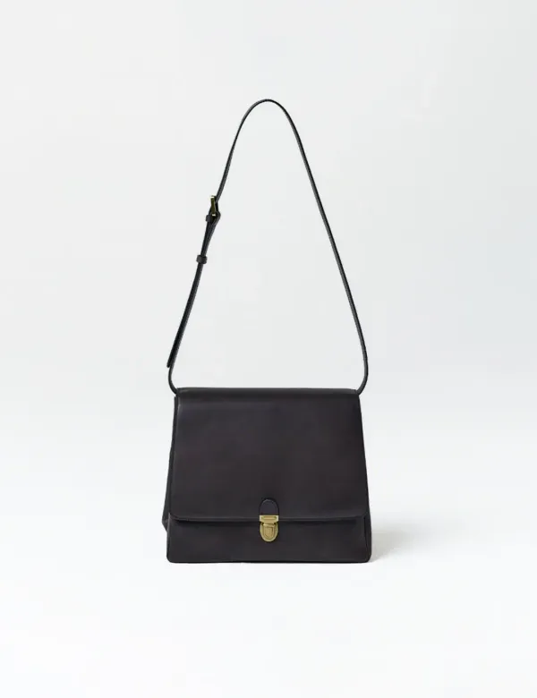 Vintage Buckle Bag (Black)