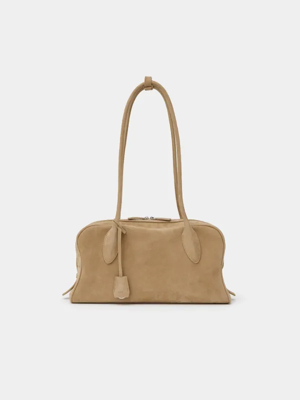 Dict suede shoulder bag - Desert