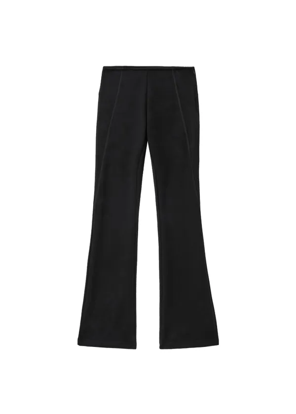 CONTOUR BOOTCUT PANTS, BLACK
