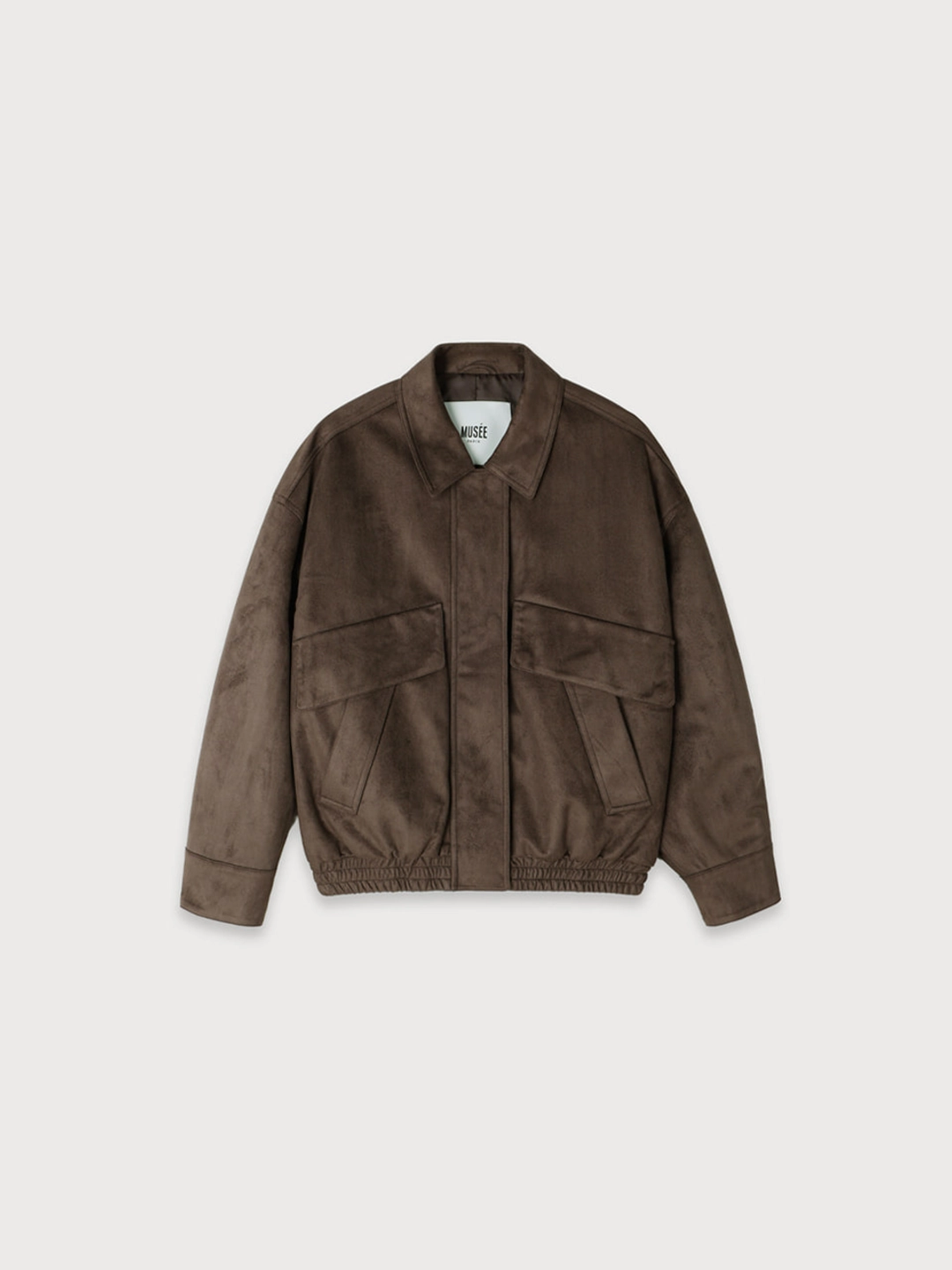 뮤제 [REFURB] FINALE Suede Bomber Jacket_Brown 상품 이미지 1