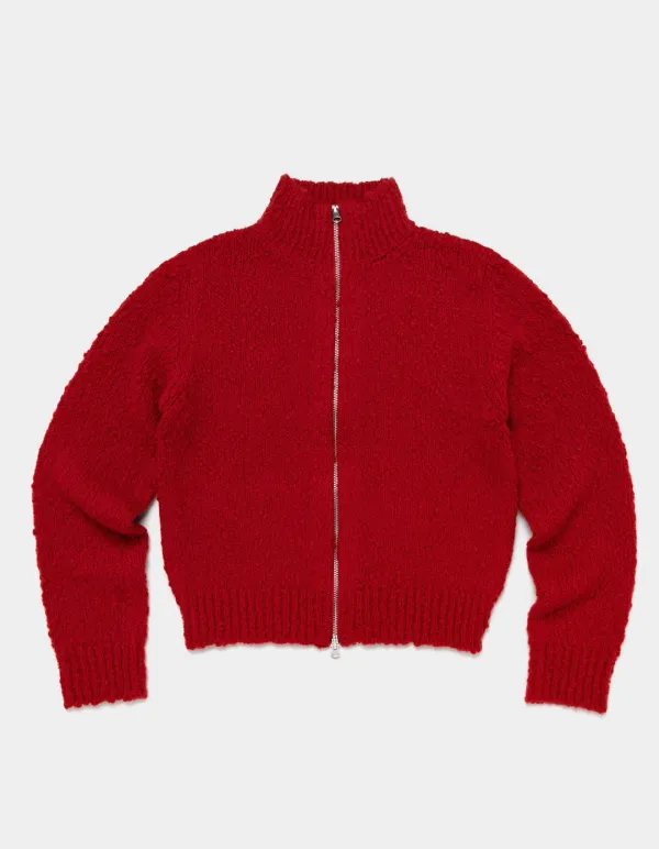 Cecily Zip-up Knit (Red)