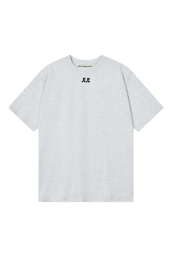 LOGO OVERSIZE T-SHIRT - LIGHT GREY