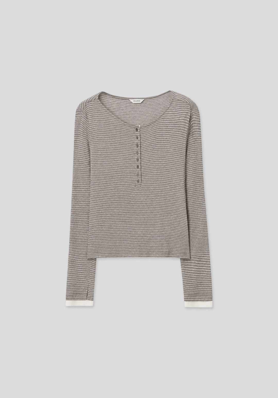 엘로주 Kianna Henley Neck Stripe Tee 상품 이미지 2