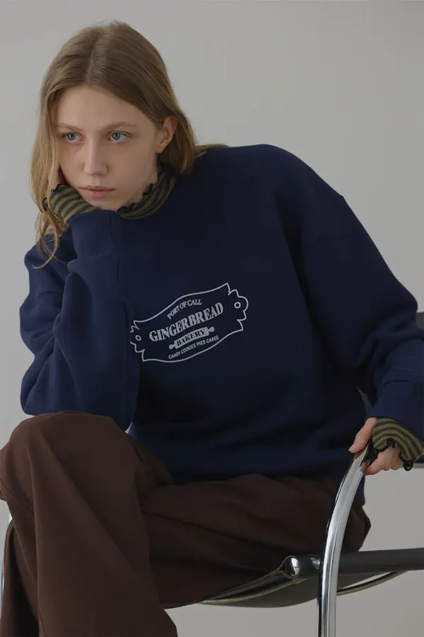 holiday gingerman swaetshirts_navy