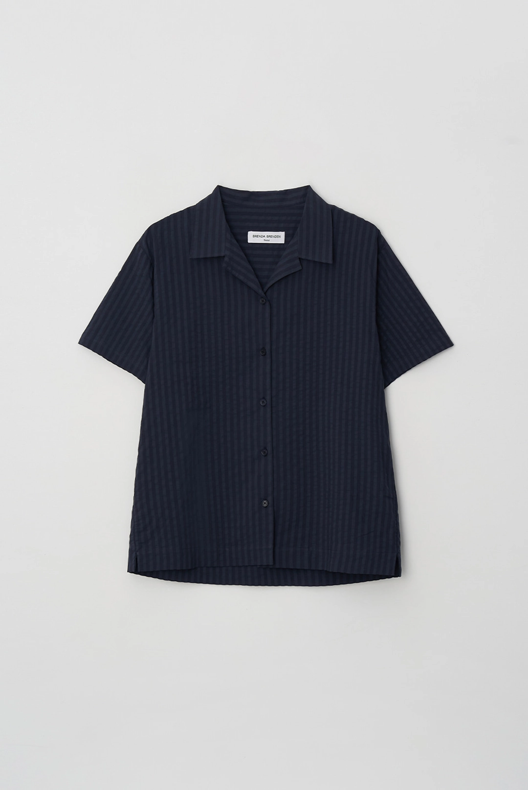 브렌다 브렌든 g.w tailored shirts - navy 상품 이미지 1