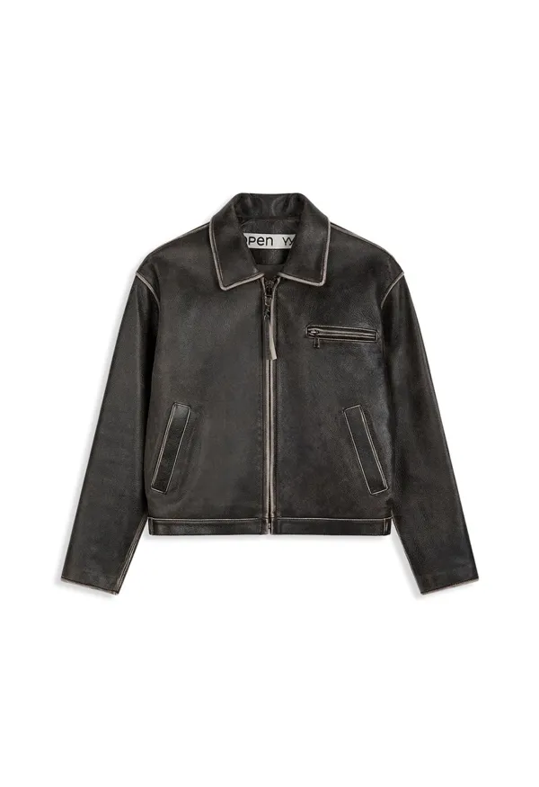 CLASSIC BIKER JACKET, BLACK