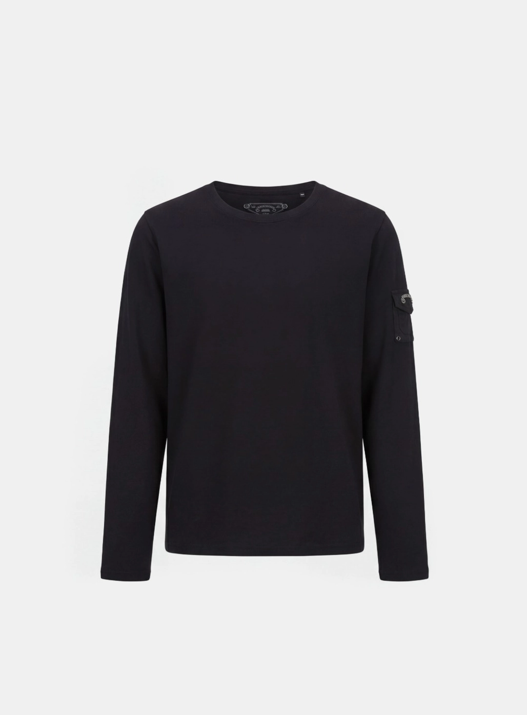 배드블러드 [w-tee26-018] Viper Pocket Long Sleeve T-Shirt V2 - Black 상품 이미지 1