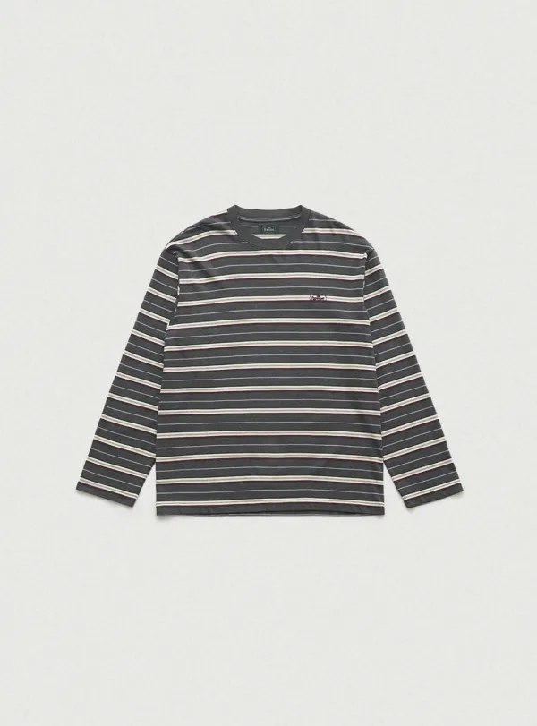 Lang Stripe Overfit T-shirt_Grey