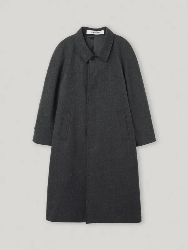 Luiban Charcoal Wool Coat