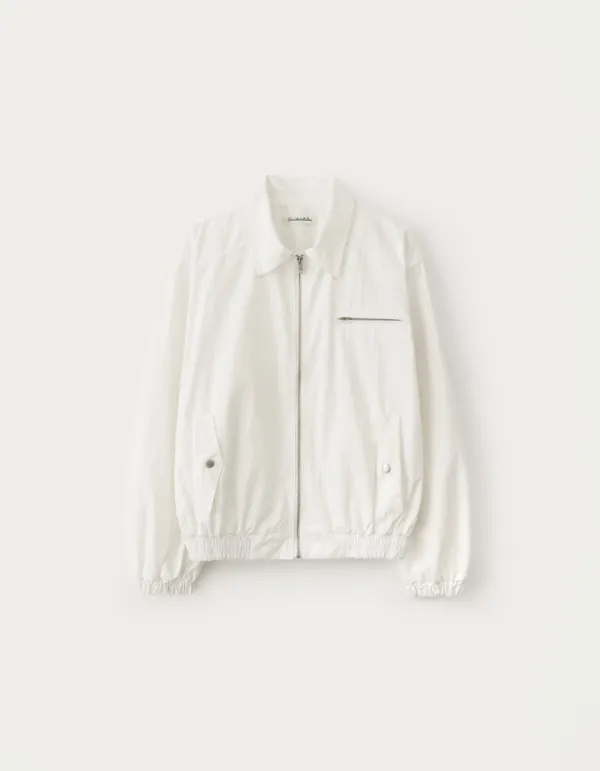 Jace Cotton Blouson - Ivory