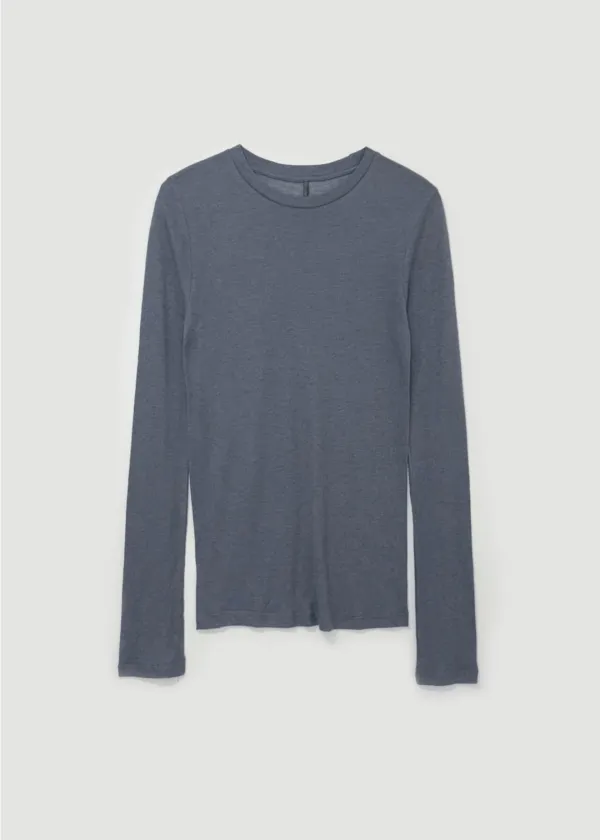 Wool long sleeve (블루차콜)