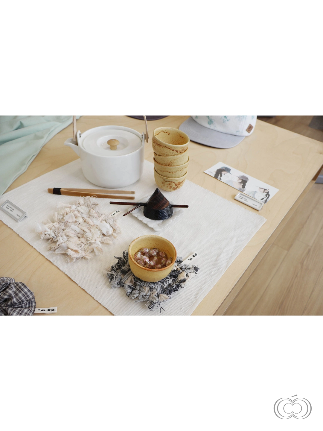 콜로신스 Last Making ⋰˚ ઇଓ VERO TEA COASTER DUSTY NAVY 상품 이미지 3