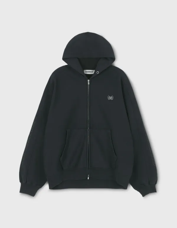 4 END REFLECTIVE ZIP-UP HOODIE / Navy