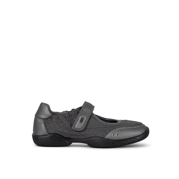 LUPA SHIRRING VELCRO SNEAKERS / CHARCOAL DOT