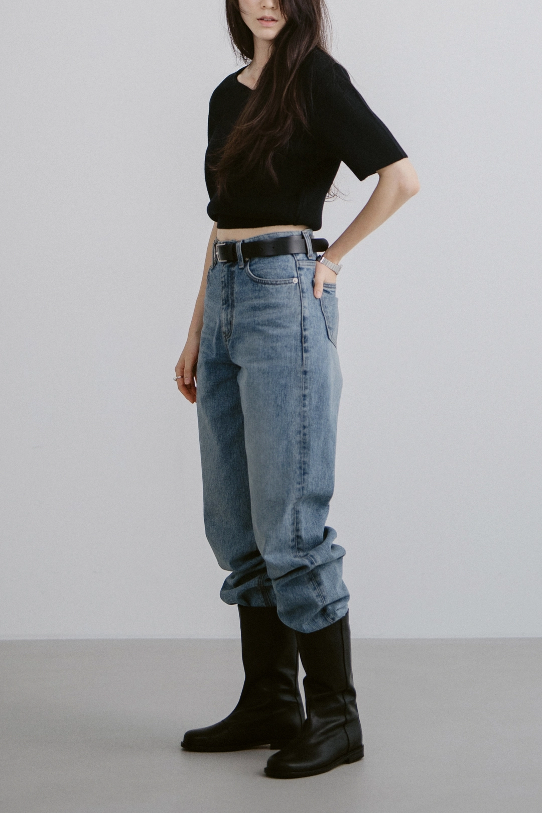 스앨더 27801_Black Calf Boot 상품 이미지 2