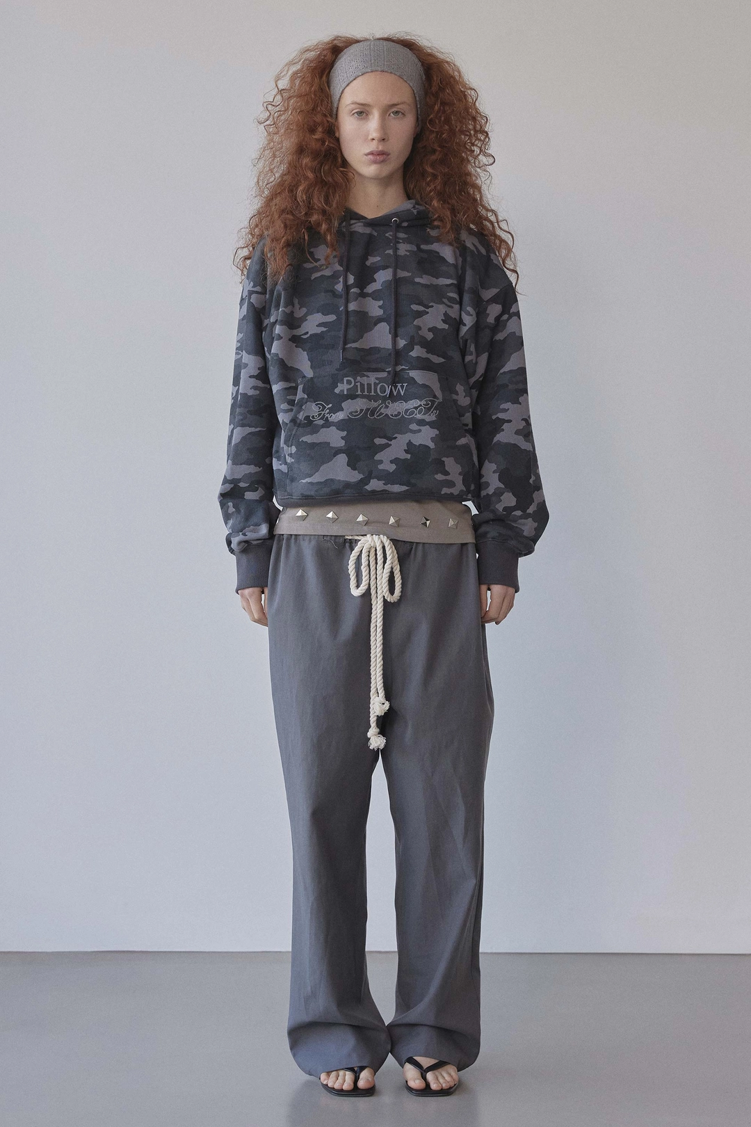 스컬프터 Sweets Belly Camo Hoodie Charcoal 상품 이미지 2