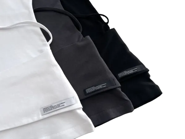 [2nd Reorder] Contour Cross Strap Top (charcoal)